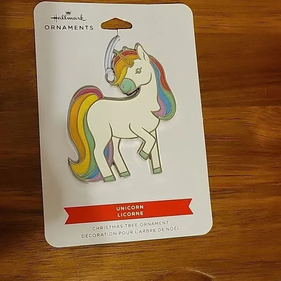 Hallmark Unicorn/Narwhal Bundle Christmas Ornaments Bundle - Picture 3 of 10